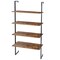 4 Tiers Industrial Wall Mount Iron Pipe Shelving Bookcase Storage .